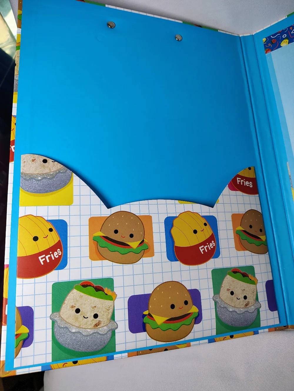 Squishmallows Clipboard Folder & Notepad (2 Pocket Folders) School 12.5 ” X 9.5”